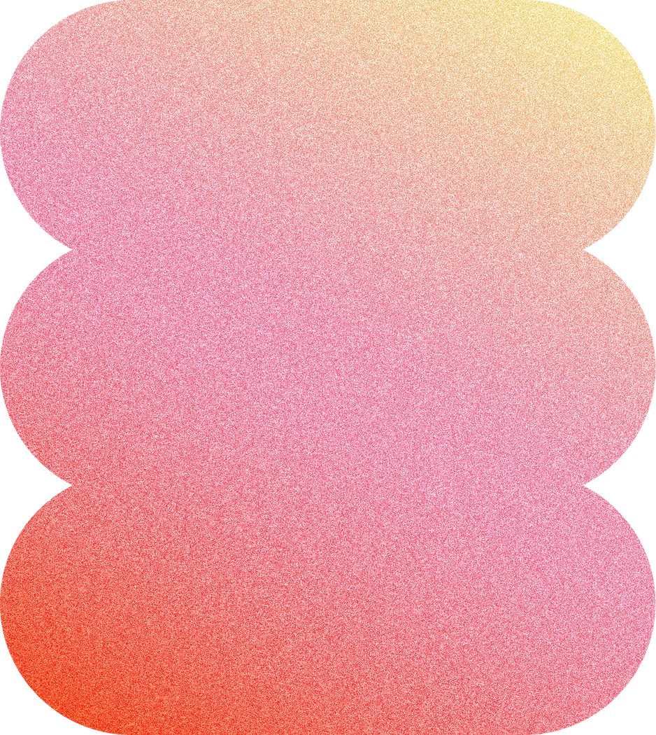 Grainy Gradient Buildable Brutalist Lumpy Shape